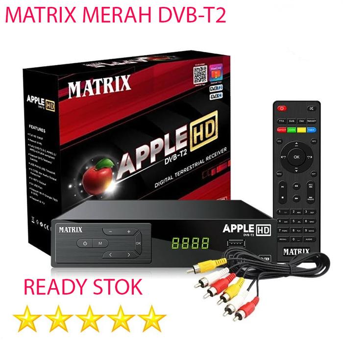 Gambar Matrix Set Top Box Matrix DVB T2 Matrix Apple Kuning STB TV Digital - Merah dari bakulkenceng undefined Tokopedia