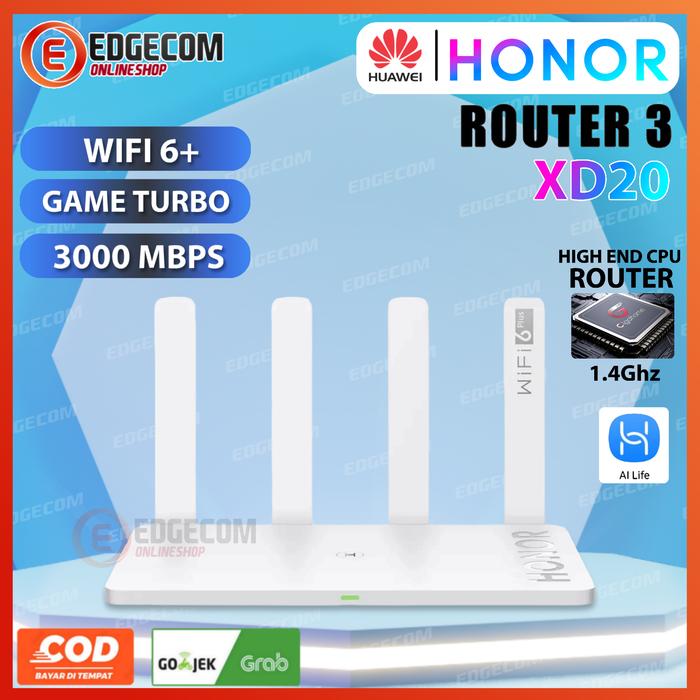 Promo HUAWEI HONOR ROUTER 3 MESH Dual-Core WIFI 6+ 3000Mbps XD20 ...