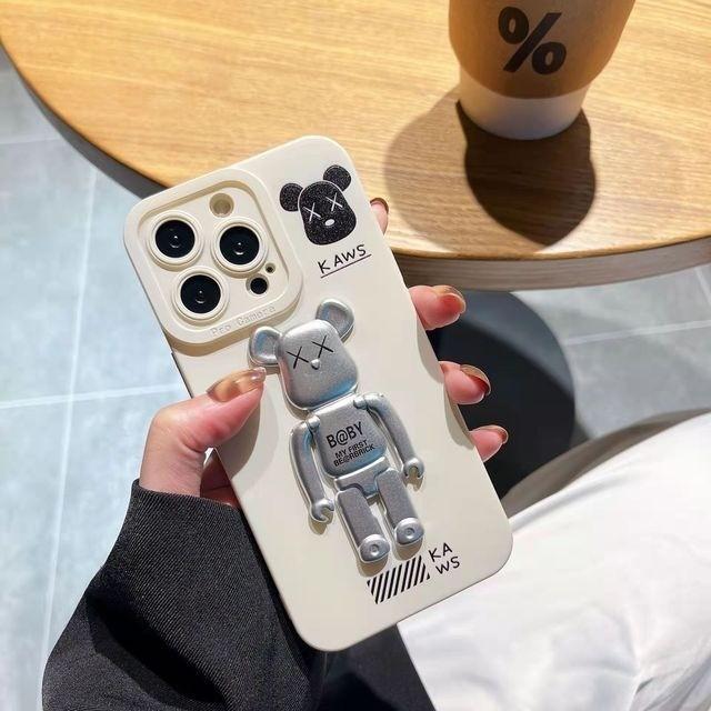 Gambar Softcase Samsung A12 M12 F12 TPU Silicon Motif Kaws B@by Stand Holder - Putih, SAMSUNG A12 dari CASEHP88 undefined Tokopedia