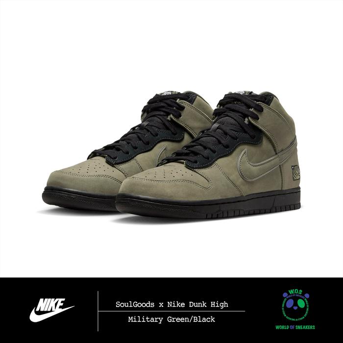 Jual SoulGoods x Nike Dunk High 90s “Military Green” - Kab 