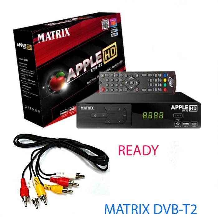 Gambar Set Top Box Matrix Silver DVB T2 Digital Receiver Tv STB+HDMI+DONGLE - Merah dari bakulkenceng undefined Tokopedia