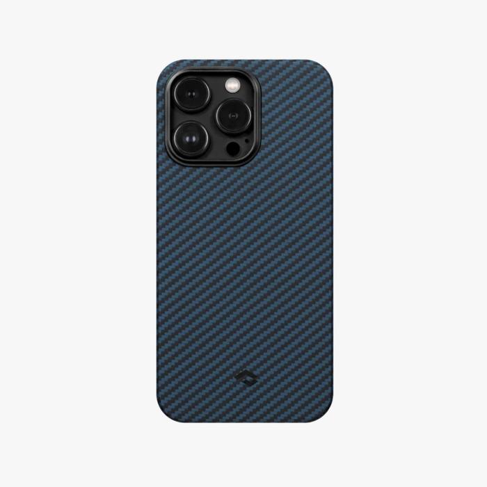 Gambar Case iPhone 14 Pro Max 14 Pro PITAKA MagEZ 3 Aramid Fiber REAL CARBON - Black Blue Twil, iPhone 14ProMax dari Pitaka Official Shop undefined Tokopedia