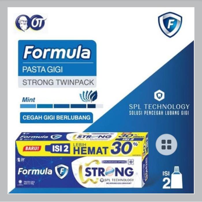 Gambar pasta gigi formula strong isi 2 lebih hemat 2X160gr dari AYEmart undefined Tokopedia