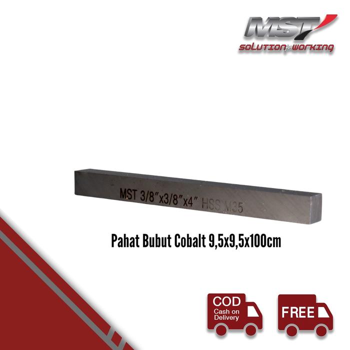 Gambar MST Pahat Bubut Persegi / Tool Bits HSS Cobalt satuan - 9.38x9.38x100mm dari MST TOOLS undefined Tokopedia