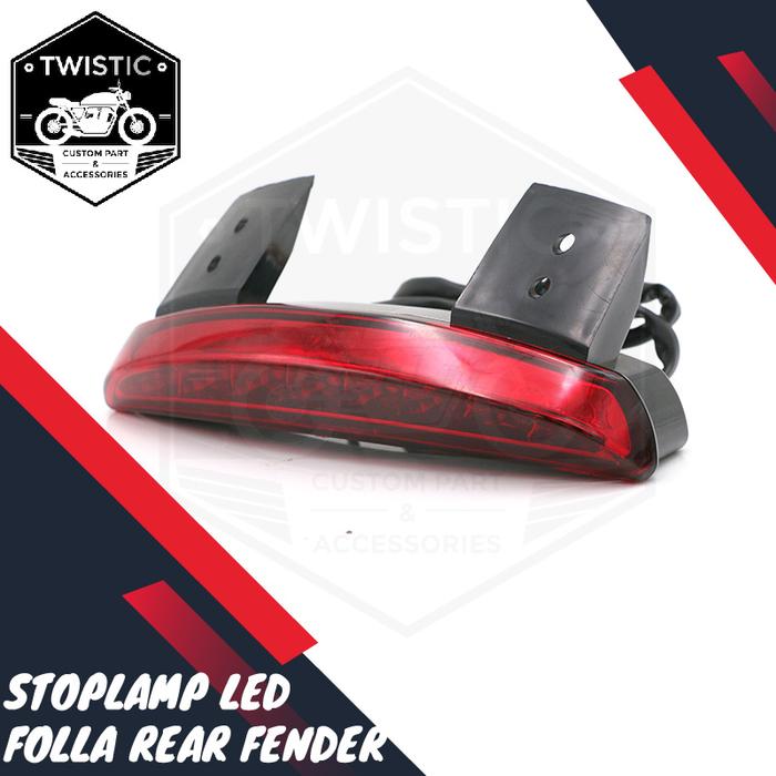 Gambar Stoplamp LED Lampu Belakang Folla Rear Fender Spakbor Harley Sportster - Merah dari TWISTIC CUSTOM undefined Tokopedia