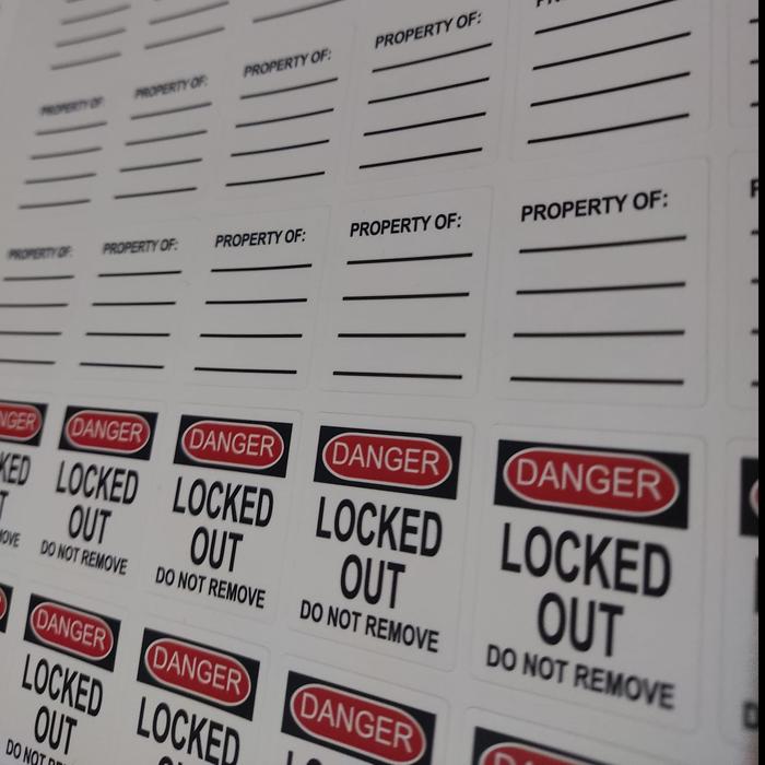 Gambar Loto Safety Padlock - Lockout Tagout Sticker - English dari Malikha&Nahla undefined Tokopedia