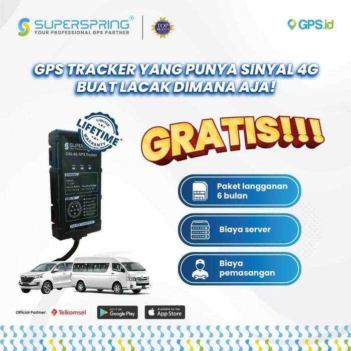 Gambar GPS TRACKER SUPERSPRING GPS.ID - C40 dari ggpscom undefined Tokopedia