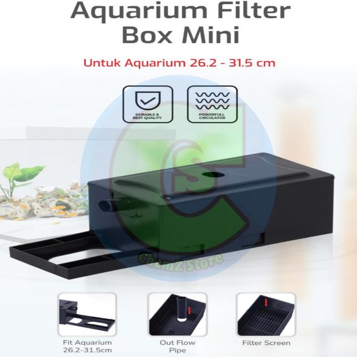 Jual box filter aquarium mini sedang besar jumbo / box filter aquarium ...