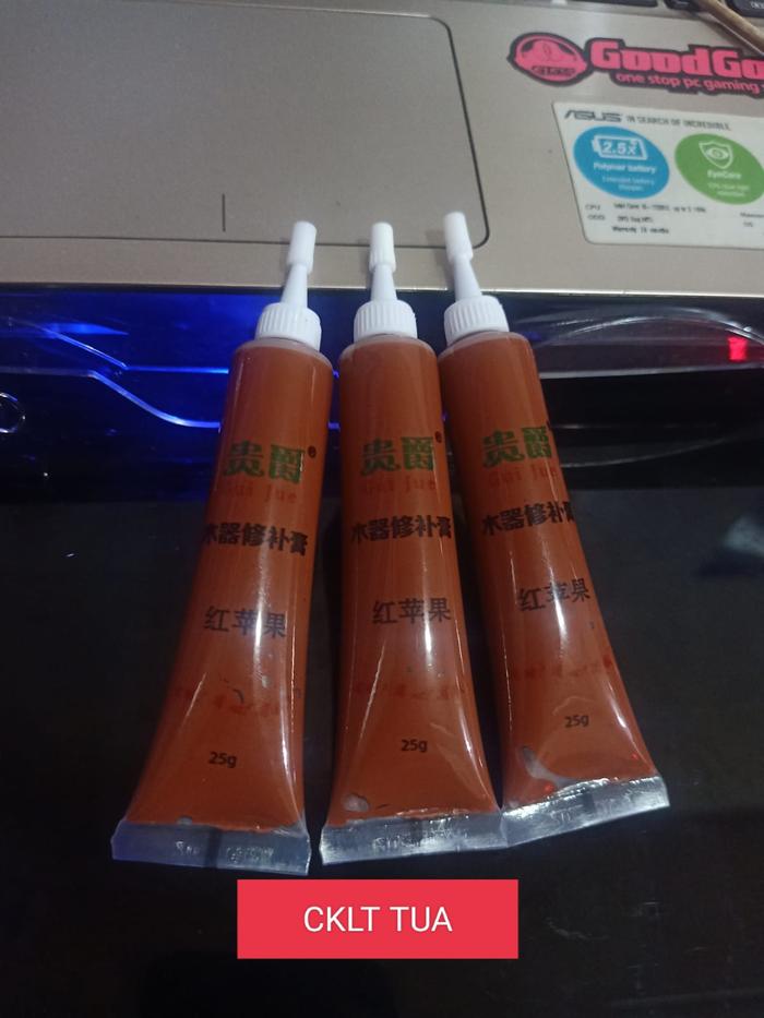 Gambar DEMPUL TUSIR HPL/KRIM RESIN PENAMBAL FURNITUR PERABOTAN RUMAH TANGGA - coklat dari HarapanJaya88 undefined Tokopedia