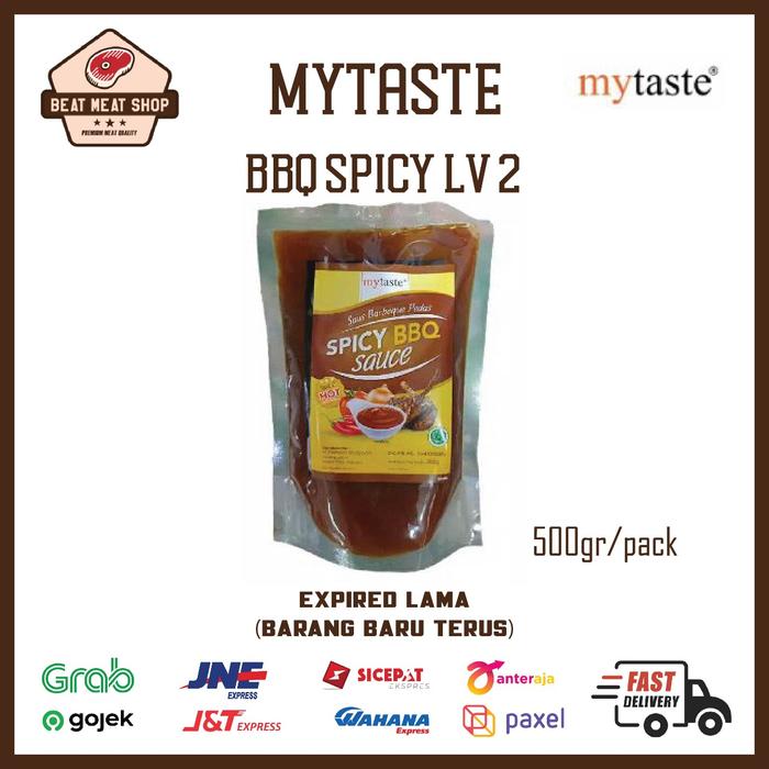 Gambar MyTaste Sauce Saus Teriyaki /Jamur Mushroom /BBQ Barbeque / Lada Hitam - Spicy BBQ Lvl 2 dari beatmeatshop undefined Tokopedia