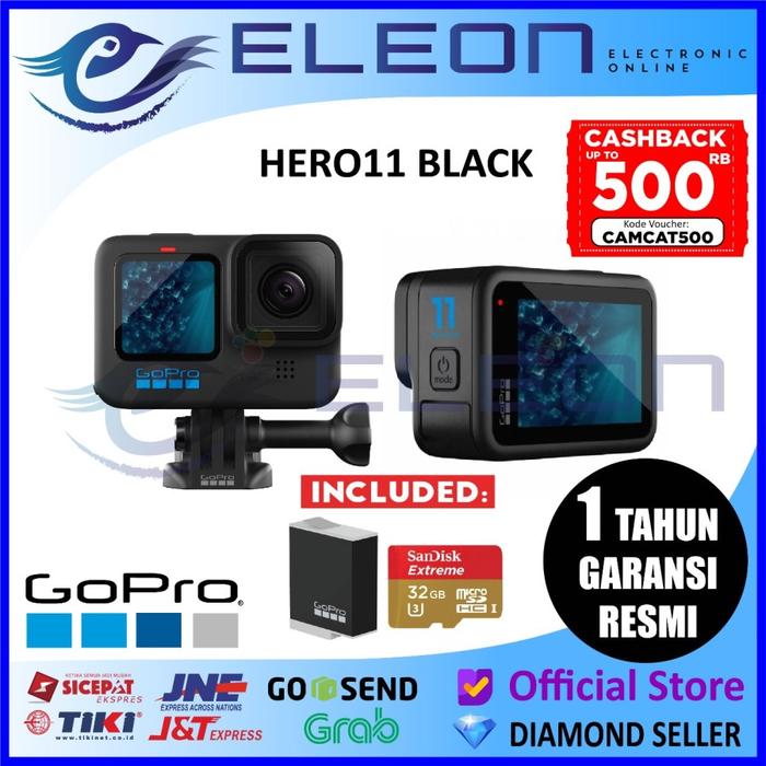 Gambar GoPro Hero 11 Black / GoPro Hero11 Black Action Camera - Garansi Resmi - Standard dari ELEON undefined Tokopedia