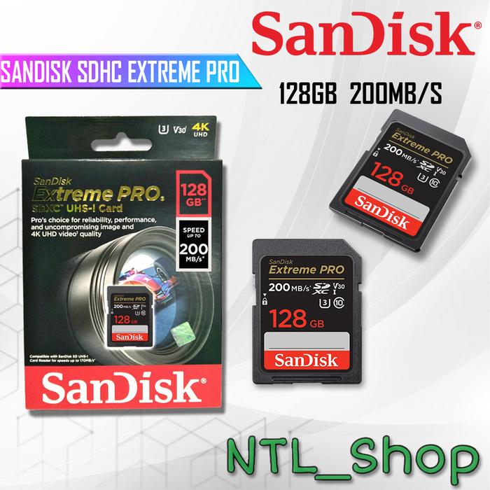 SANDISK SDHC EXTREME PRO 128GB 170MB/S SDXC EXTREME di Tokopedia