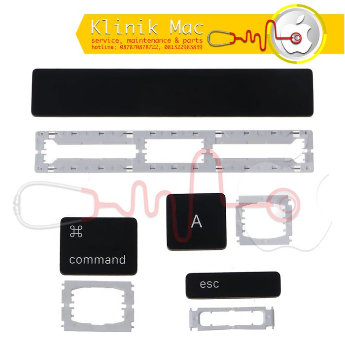 Gambar tombol keyboard butterfly mechanical hinge clip new macbook a1534 12" dari Klinik Mac undefined Tokopedia