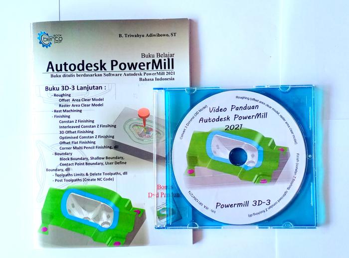 Gambar Buku Autodesk PowerMill 3D3 Lanjutan + Dvd Panduan - Buku + Dvd dari Bento book shop undefined Tokopedia