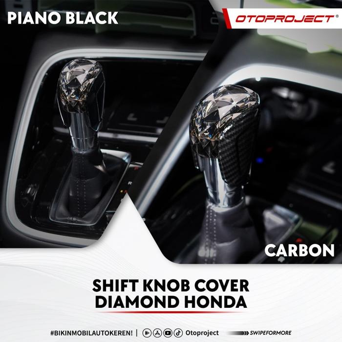 Gambar Shift Knob Cover Diamond Honda Otoproject - Carbon dari HS VARIASI Car Accessories undefined Tokopedia