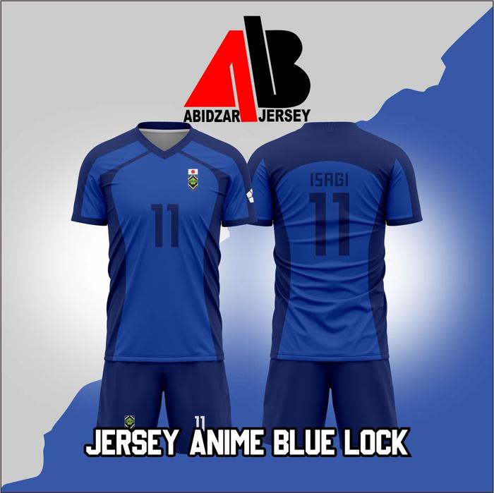 Gambar JERSEY ANIME BLUE LOCK ISAGI TIMNAS JEPANG TERBARU - SET CELANA, L dari Abidzar Jersey undefined Tokopedia