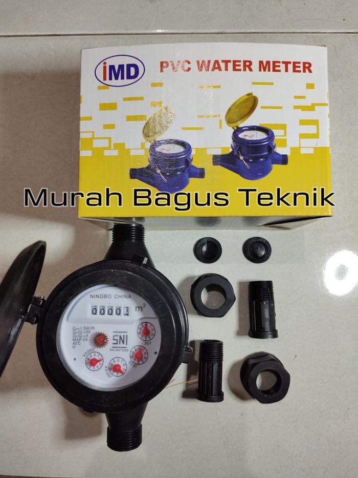 Gambar METERAN AIR BESI METERAN PAM - PVC dari MURAH BAGUS TEKNIK undefined Tokopedia