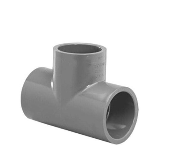 Gambar TEE 3" 3 inch V vlok Tee reducer 3x2 pipa PVC letter T Rucika AW D-DT - Tee AW 3" dari Indosolarpower undefined Tokopedia