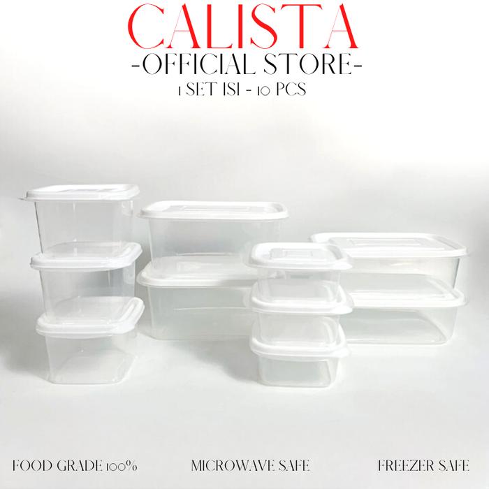 Gambar FOOD CONTAINER STORAGE KULKAS FOOD PREPARATION CALISTA OITA SET 10PCS - OITA PUTIH dari HOME AND GARDEN INDONESIA undefined Tokopedia
