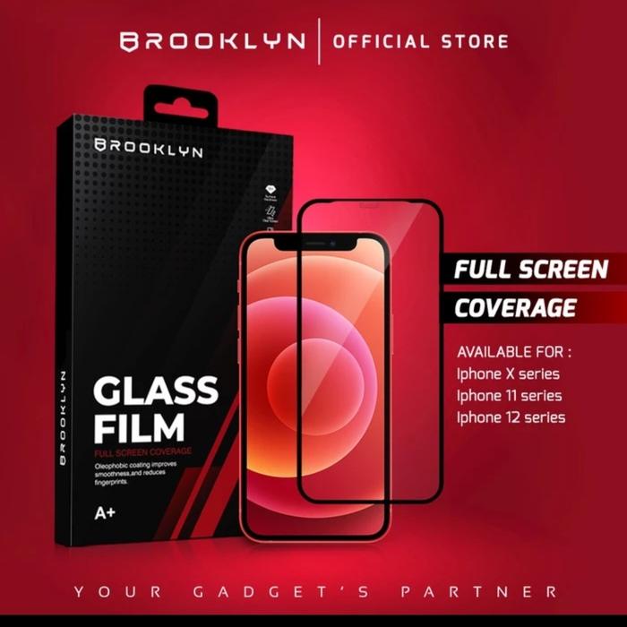 Gambar Brooklyn Tempered Glass IPhone 11 X XR XS MAX PRO MINI - IPhone XR dari Amsal Store's undefined Tokopedia