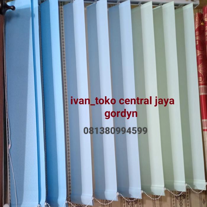 Gambar gorden kantor - gorden kantor vertical blind dari central jaya cikampek undefined Tokopedia