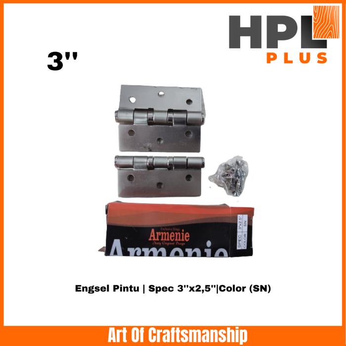Gambar Engsel Pintu Hardware & Tools - 3X2,5MM dari HPL Plus undefined Tokopedia