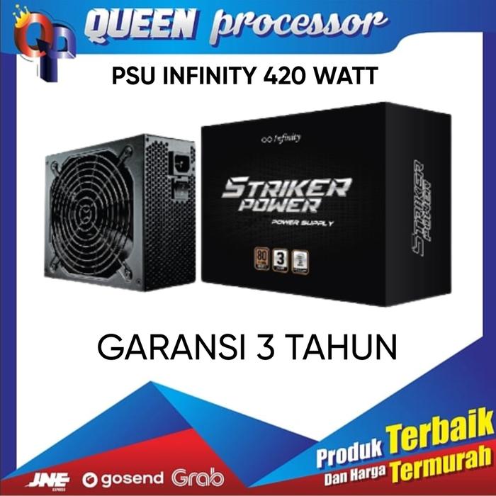 Gambar PSU 420WATT INFINITY - BRONZE 80+ POWER SUPPLY 420 WATT INFINITY dari QueenProcessor undefined Tokopedia