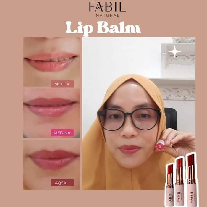 Gambar Lip Balm Fabil Natural dengan Moringa - Medina (pink) dari SAFINA FABIL undefined 2 Tokopedia