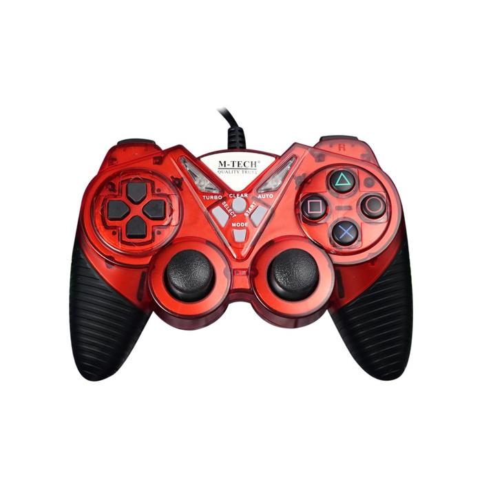 Gambar M-Tech MT-8400 Gamepad TURBO Joystick PC Laptop PS3 stick - Merah dari Finel Computer undefined Tokopedia