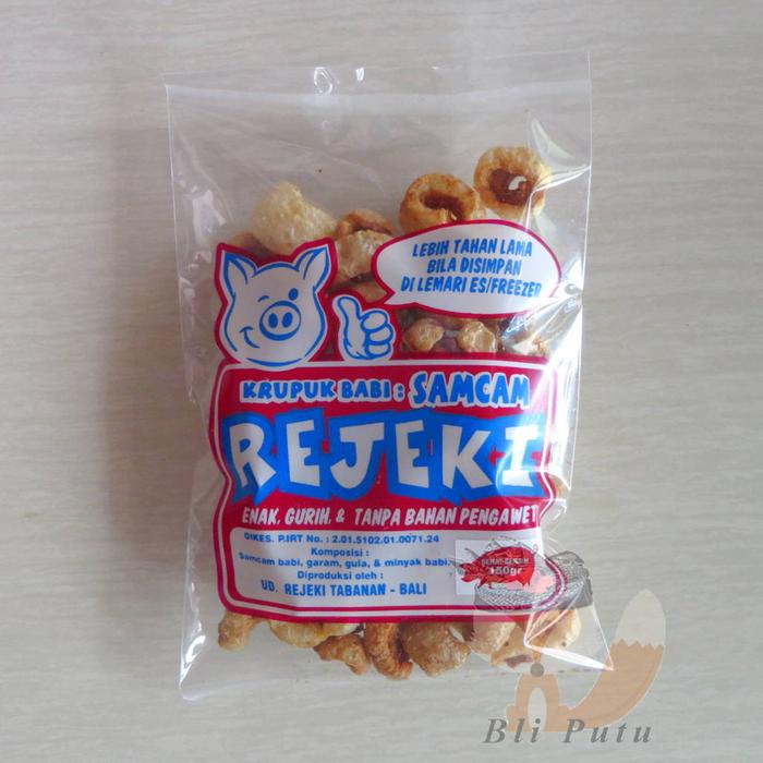 Gambar Rambak Kerupuk Babi Bali Rejeki Samcan - 150gr - Kerupuk 150gr dari Bli Putu undefined Tokopedia