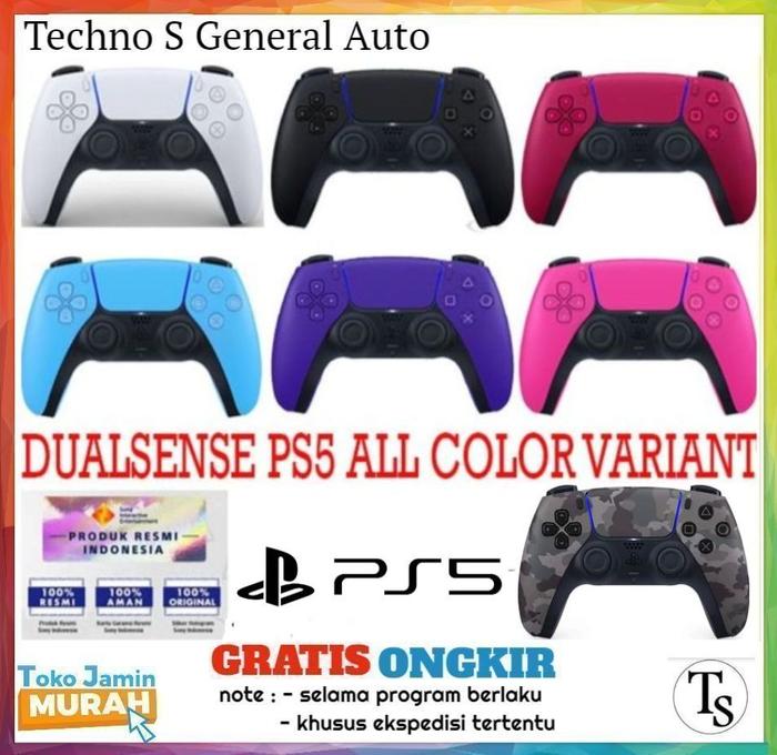 Gambar Dualsense PS5 / Dual sense PS 5 / Controller PS5 / Kontroller PS 5 / Stick Stik Gamepad PS5 Original Baru - Reg Luar, Snow White dari Techno S General Auto / TSGA undefined Tokopedia