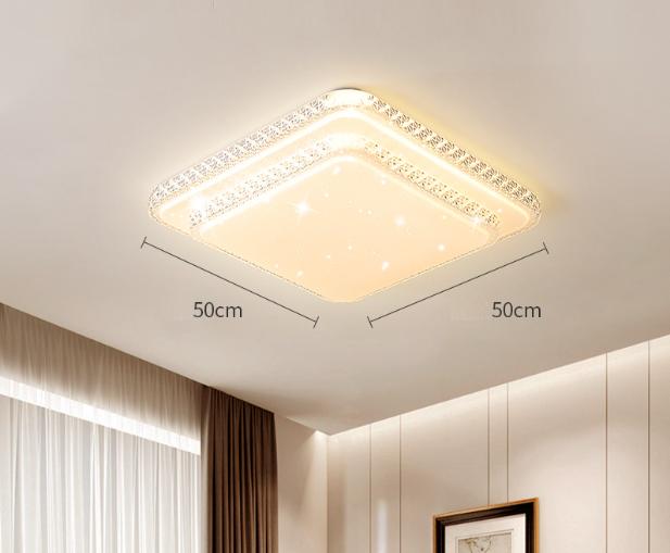 Gambar READY STOCK Lampu LED Diameter 50CM Untuk Ruang Tamu/Kamar Tidur/Dapur - LSB segiemat dari Laboca Tanaman Hias undefined Tokopedia