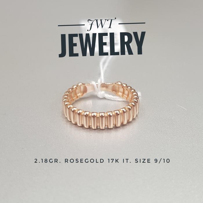 Gambar CINCIN EMAS FASHION MODEL KOREA KHUSUS SIZE KECIL SIZE 10 KE BAWAH - model 2 dari JWT jewellery undefined Tokopedia