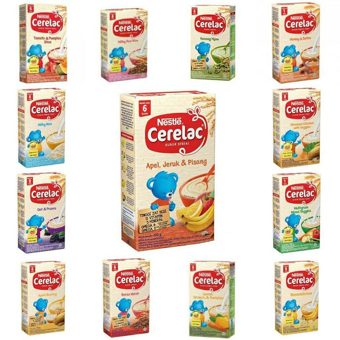 Gambar Bubur Bayi Cerelac Dari Nestle Untuk bayi 6 Bulan Ke Atas Ukuran 120gr - beras merah dari junior baby kids undefined Tokopedia