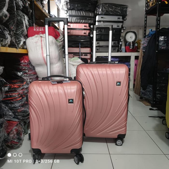 Gambar koper 24 inch polo import ABS - peach, 24 in dari rizalbag undefined Tokopedia