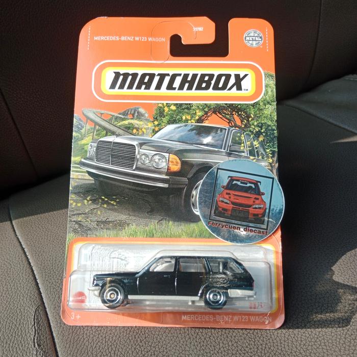 Miniature Matchbox Superfast #13 Mercedes-Benz S123 Break Bleu 2020 - Boîte Non Ouverte, 1:64