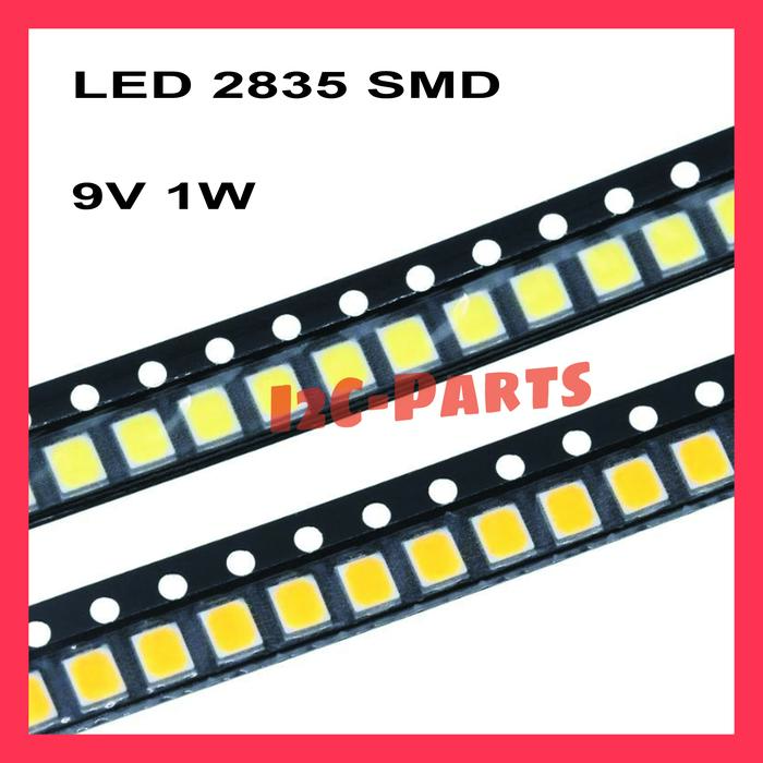 Jual LED 2835 9V 1W Ultra Bright SMD 105-110LM light emitting diode ...