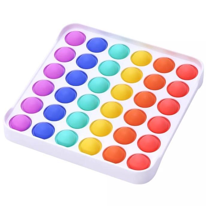 Gambar Mainan Terbaru Pop It Simple Dimple Fidget Toy Stress Relieve Toys Non - SQUARE RAINBOW dari AlfiMart_1 undefined Tokopedia