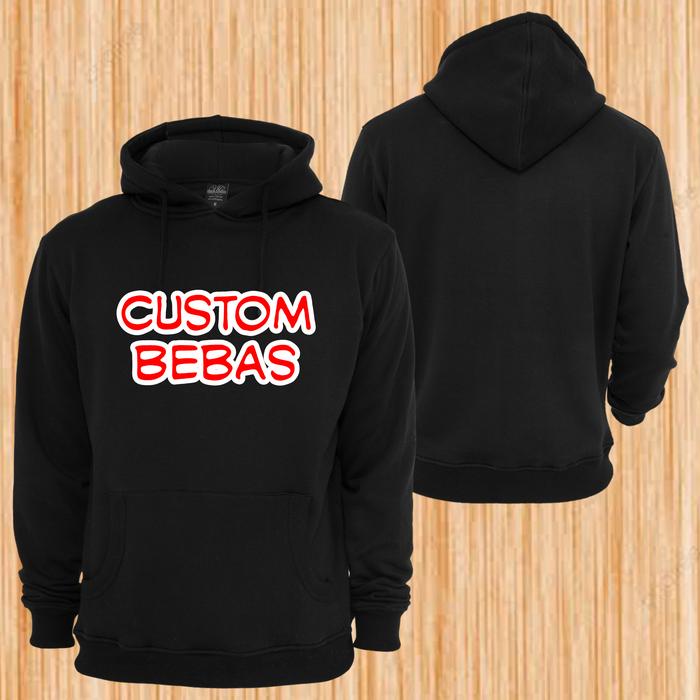 Jual Sablon Custom Hoodie Satuan Bebas M, Logo Kota Tangerang