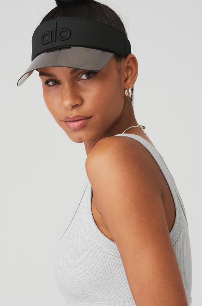 Gambar [TERLARIS] TOPI OLAHRAGA WANITA ALO YOGA SOLAR VISOR - Hitam dari Assassinmart undefined Tokopedia