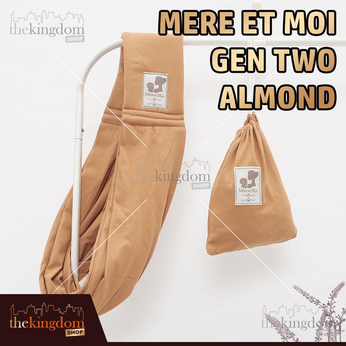 Gambar Mere et Moi Gen Two Gendongan Kaos Bayi Geos Baby Wrap Carrier Hipseat - Almond, S dari The Kingdom Shop undefined Tokopedia