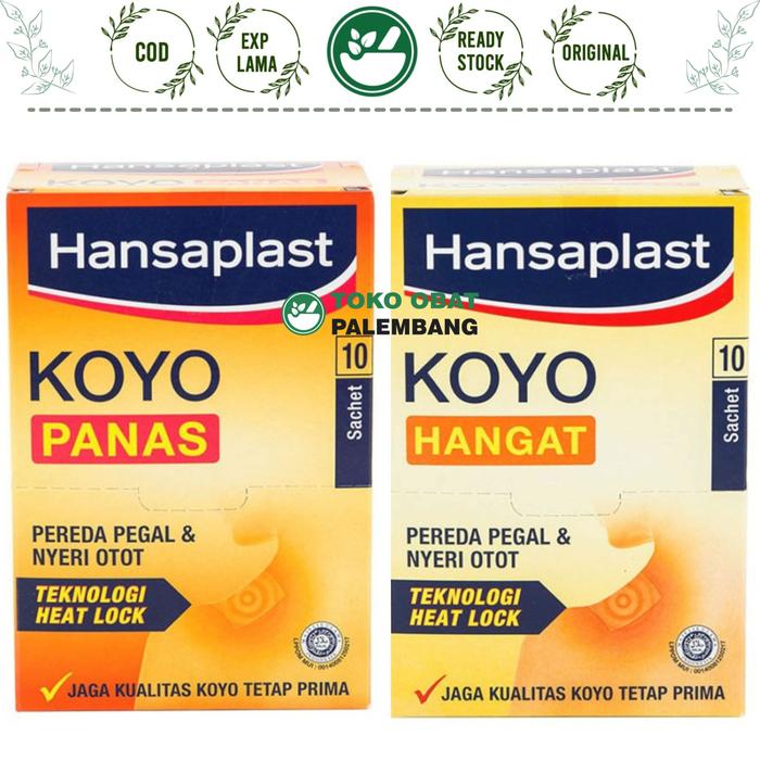 Gambar 1 BOX HANSAPLAST KOYO HANGAT & PANAS ISI 10 SACHET - PANAS dari Toko Obat Palembang Bandung undefined Tokopedia