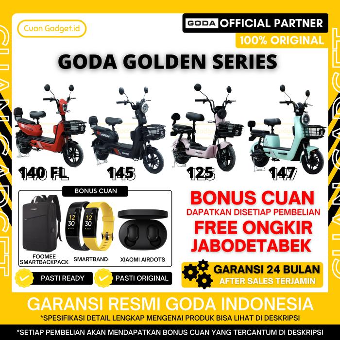 Gambar SEPEDA LISTRIK GODA GOLDEN SERIES MONKEY 140 SELIS GODA FALCON 145 - 140 FACELIFT, BLUE dari Cuan Gadget.id undefined Tokopedia