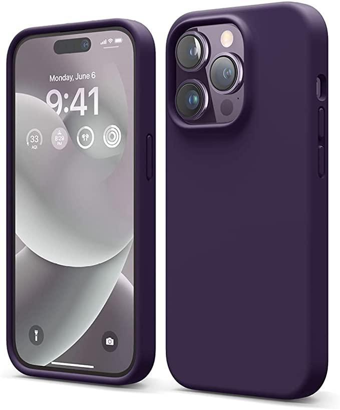 Gambar Soft Case iPhone 14 Pro Max Plus Getgard Colors Liquid Silicone Casing - Deep Purple, iPh 14 Pro Max dari GET-WID undefined Tokopedia