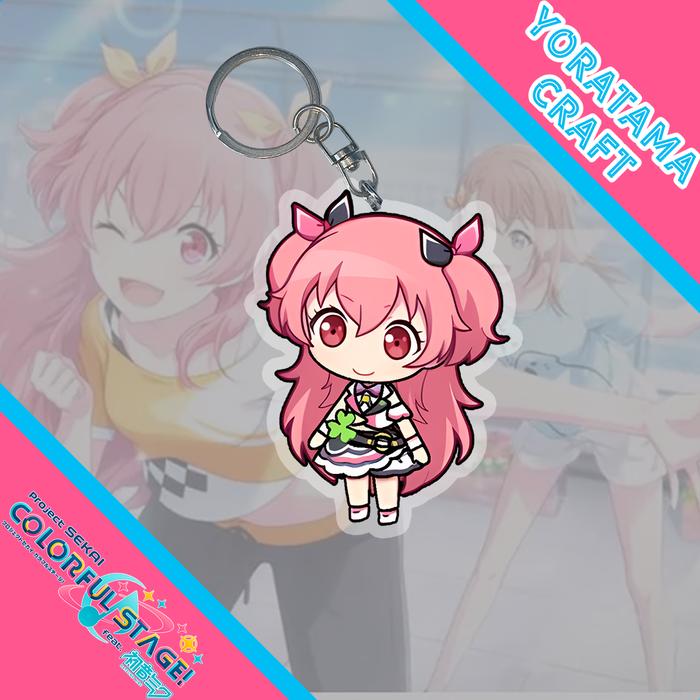 Gambar Gantungan Kunci Momoi Airi Project Sekai, Keychain Anime Game - Chibi dari Yoratama undefined Tokopedia