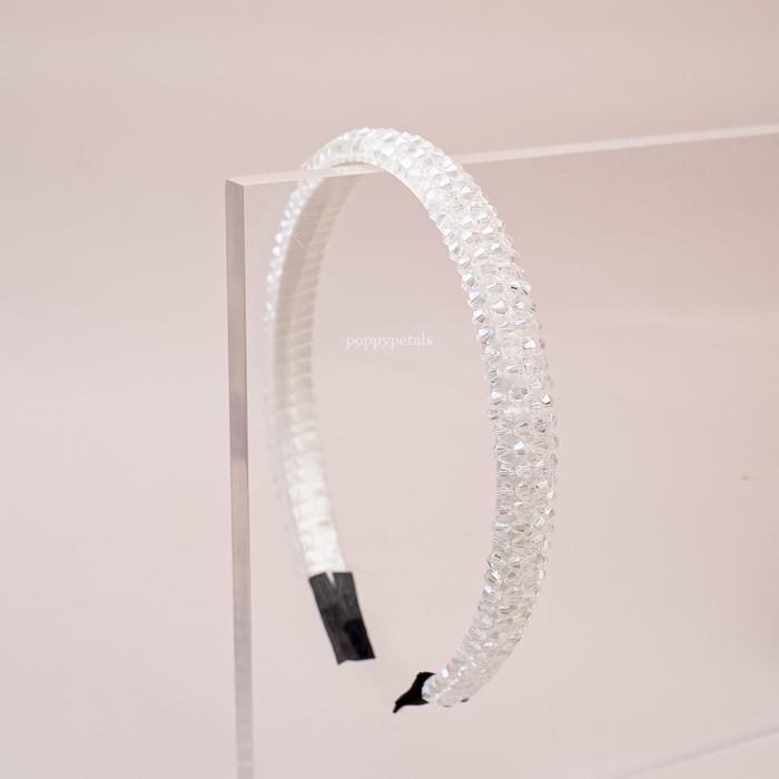 Gambar Poppypetals ginerva headband bando crystal wanita handmade headband - WHITE dari poppypetalsofficialstore undefined Tokopedia