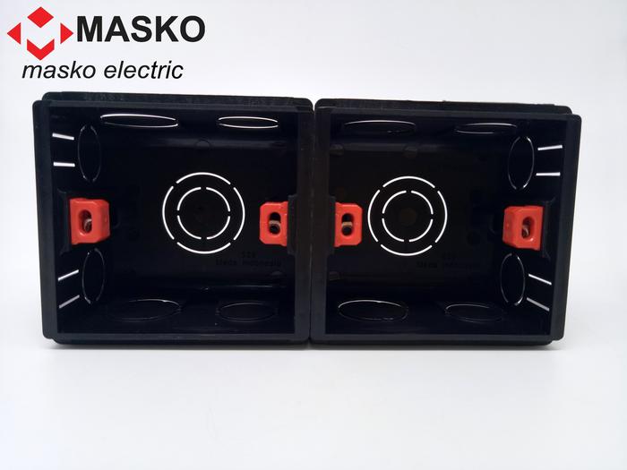 Gambar MASKO Inbowdus IB/ Inbodus/ Inbow Dus/ Kotak Segi 529 Hitam Putih - Hitam dari Alat Listrik Onlen undefined Tokopedia