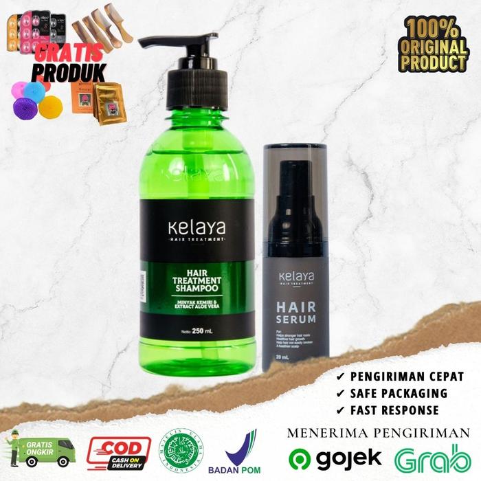 Gambar Kelaya Hair Treatment Solusi Rambut Rontok - 1Shampo 1Serum dari Kelaya Official Store undefined Tokopedia