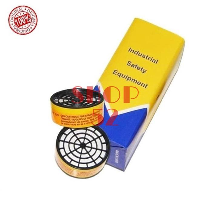 Gambar Safety Masker Respirator Filter Cartridge NP 305 / NP 306 / RC 203 - Refill RC203 dari Shop 52 Glodok undefined Tokopedia