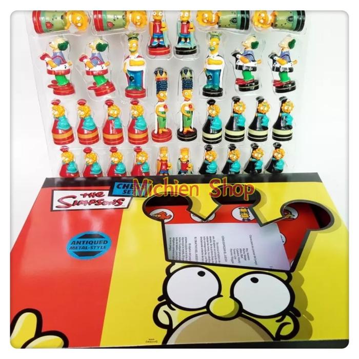 Gambar simpson catur set action figure dari MICHIEN-SHOP undefined Tokopedia